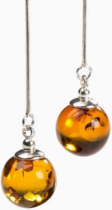 Amber earrings